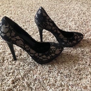Lace heels